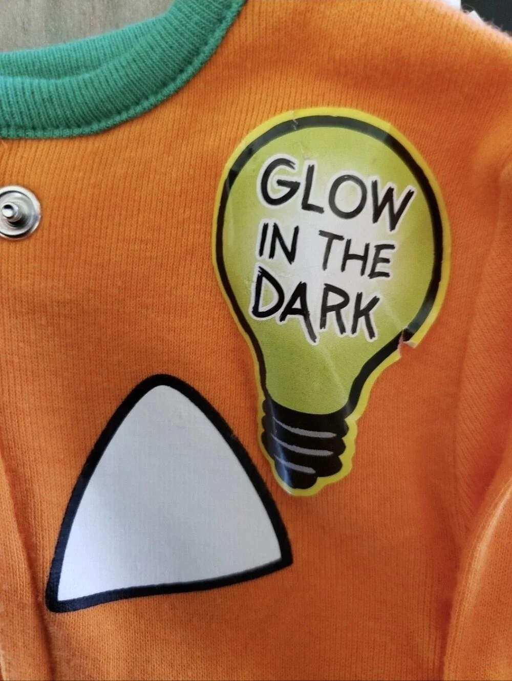 NEW Glow in the Dark Pumpkin Pajamas/Costume. 18 month. Boy/Girl. Komar Kids